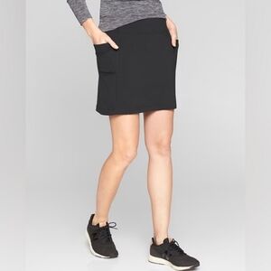 Athleta Excursion Skort, Color Solid Black Size M